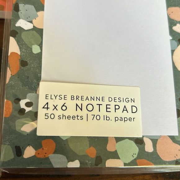 Note pad 4x6 terrazzo print plus 3 stickers bundle - Picture 2 of 5